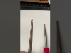 4.0mm Carburo solido conicolato sfera naso fine mulino TiCN rivestito CNC fresatura tagliatore incisione Bit