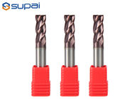 2 / 4 Flute Square Carbide End Mill , Solid Carbide Roughing End Mills